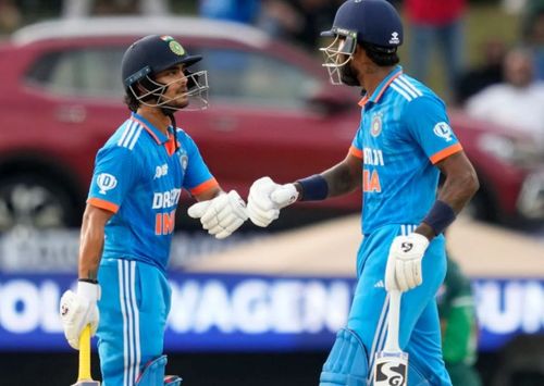 Ishan Kishan and Hardik Pandya resurrected the Indian innings.