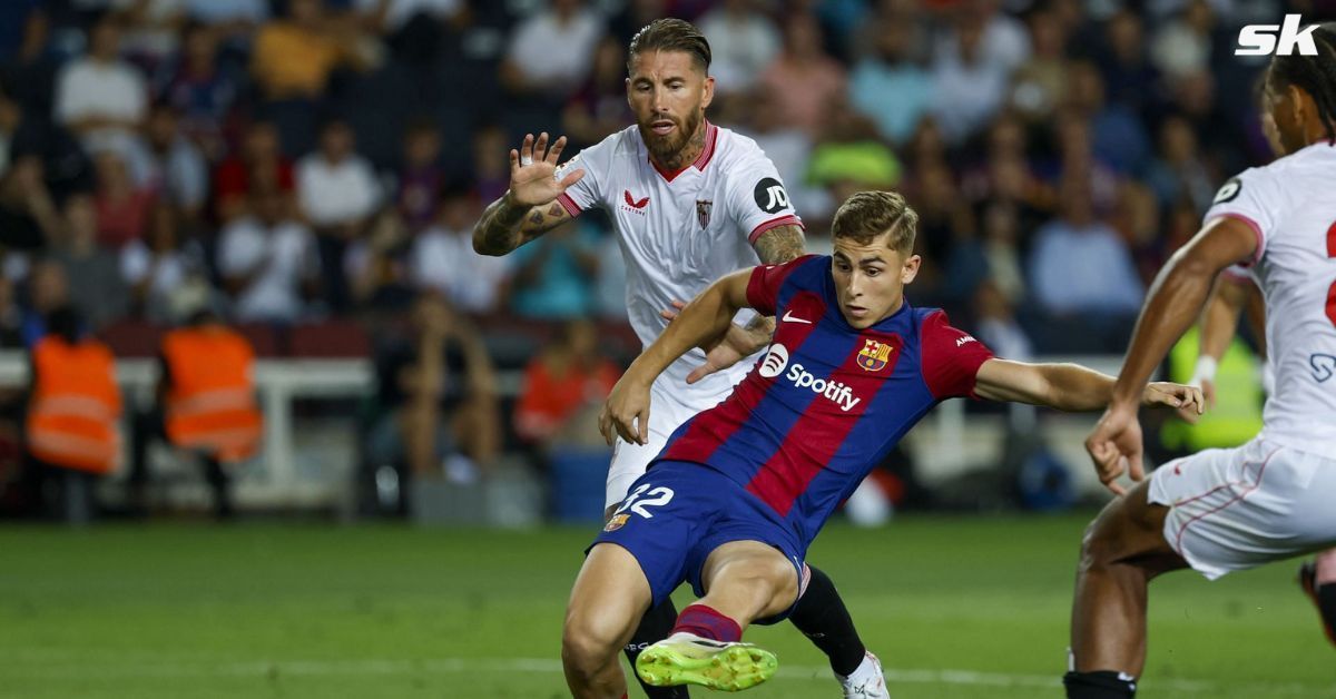 Sergio Ramos own goal helps Barcelona down Sevilla.