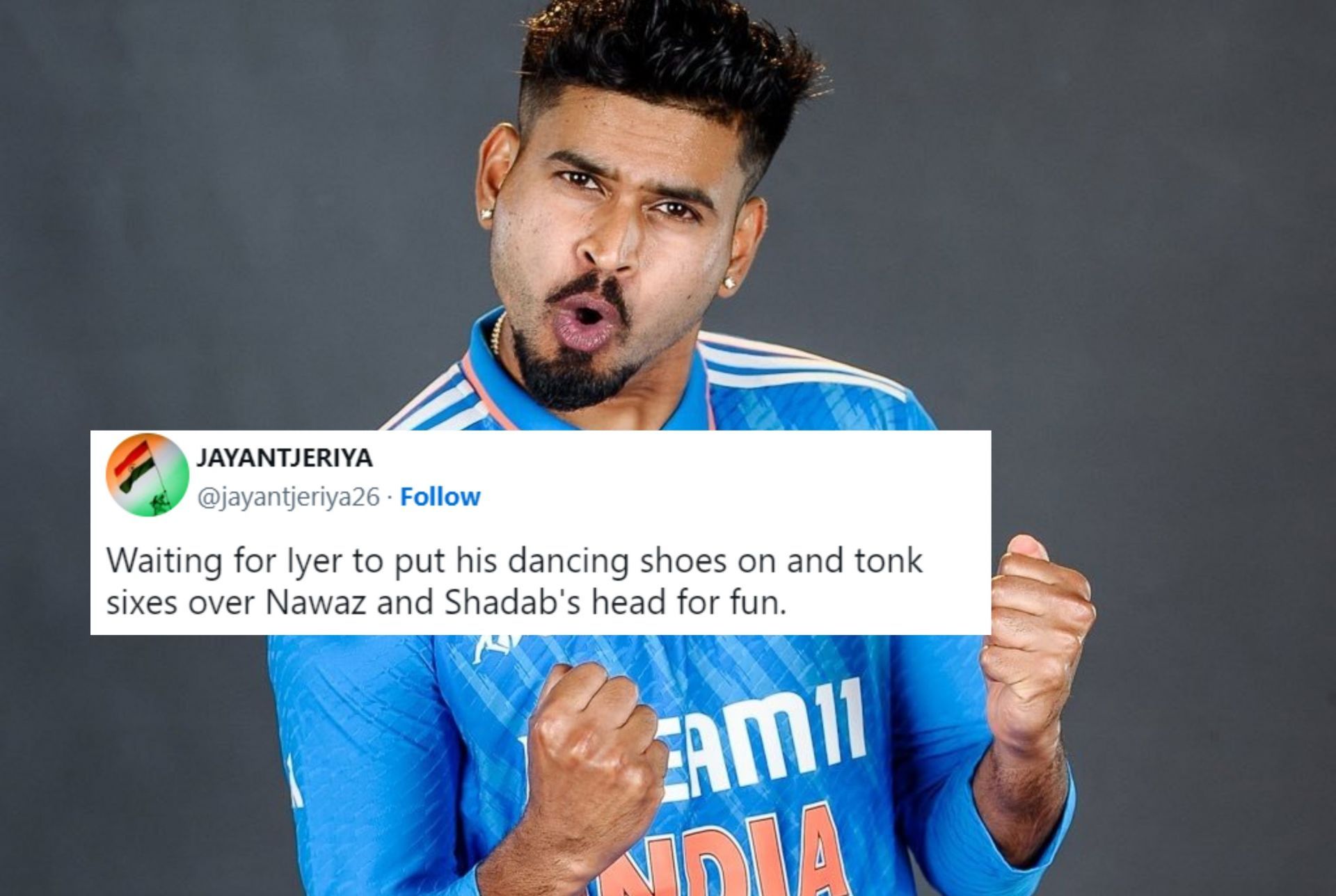 Fans react as Shreyas Iyer makes a comeback into the Indian side. 