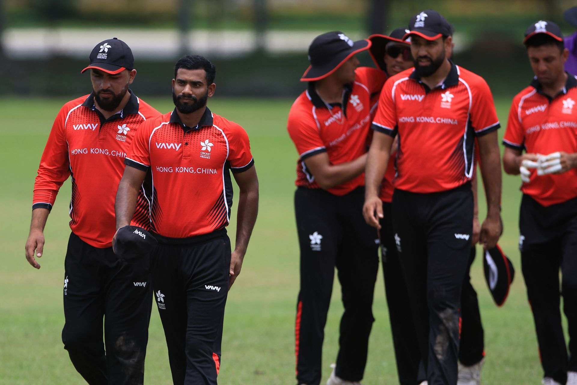 Hong Kong Cricket team in action. Courtesy: Twitter