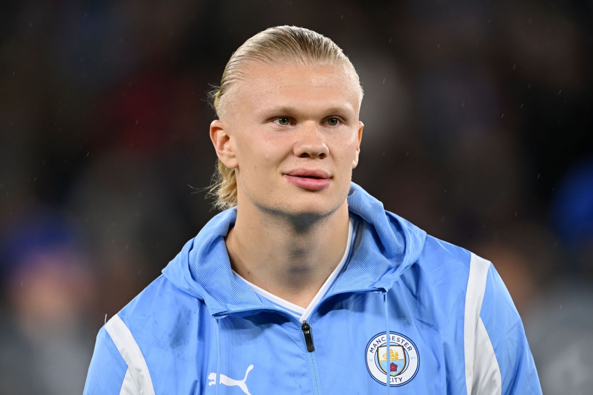Erling Haaland lining up for Manchester City