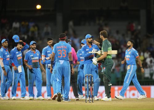 India thrashed Pakistan by 228 runs in their first Super Four game. [P/C: AP]