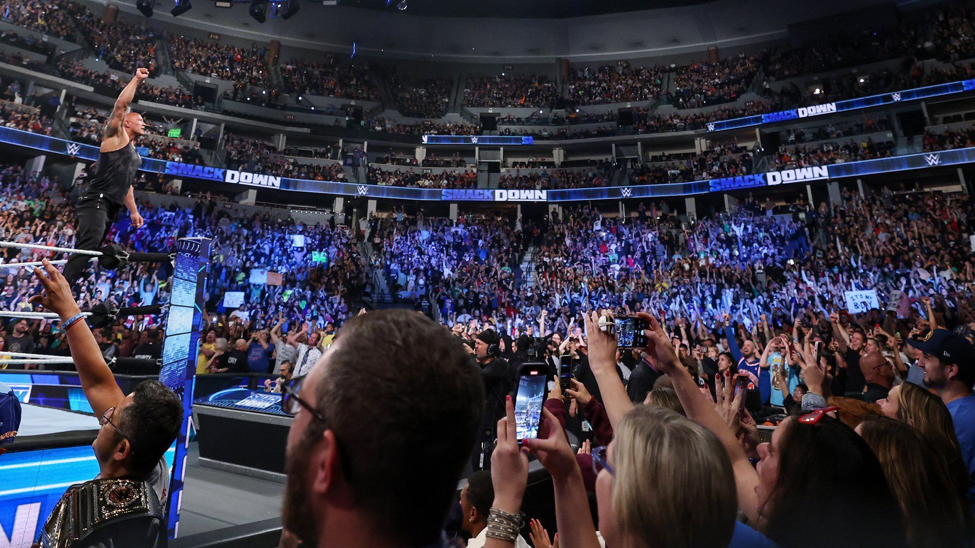 The Rock on SmackDown