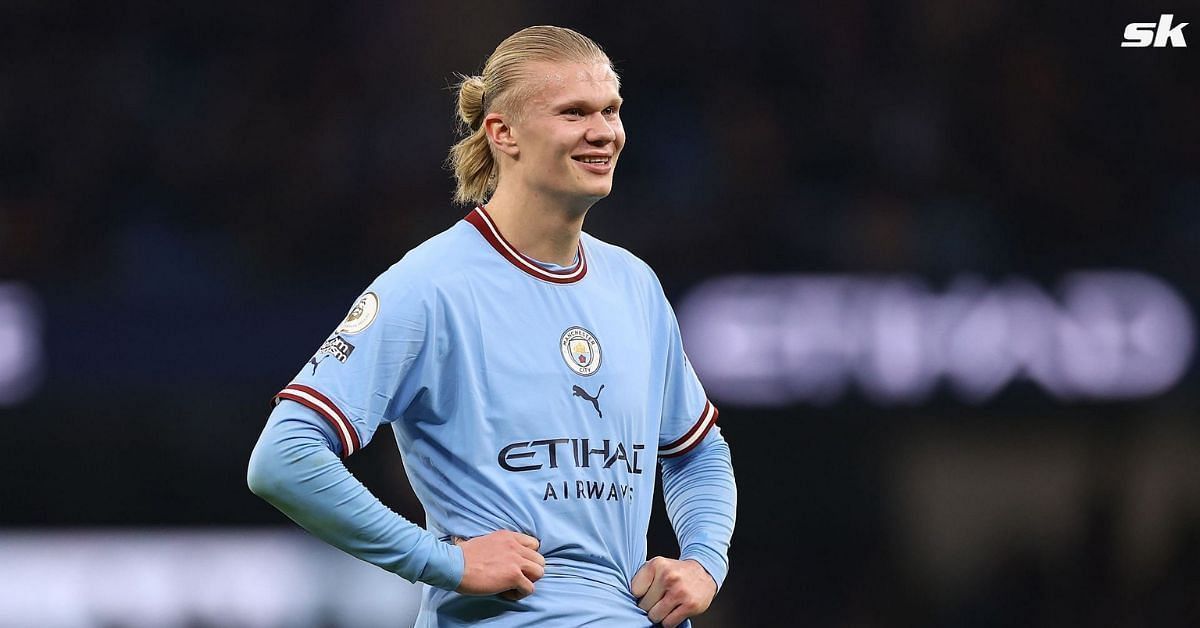 Manchester City forward Erling Haaland broke records last season.