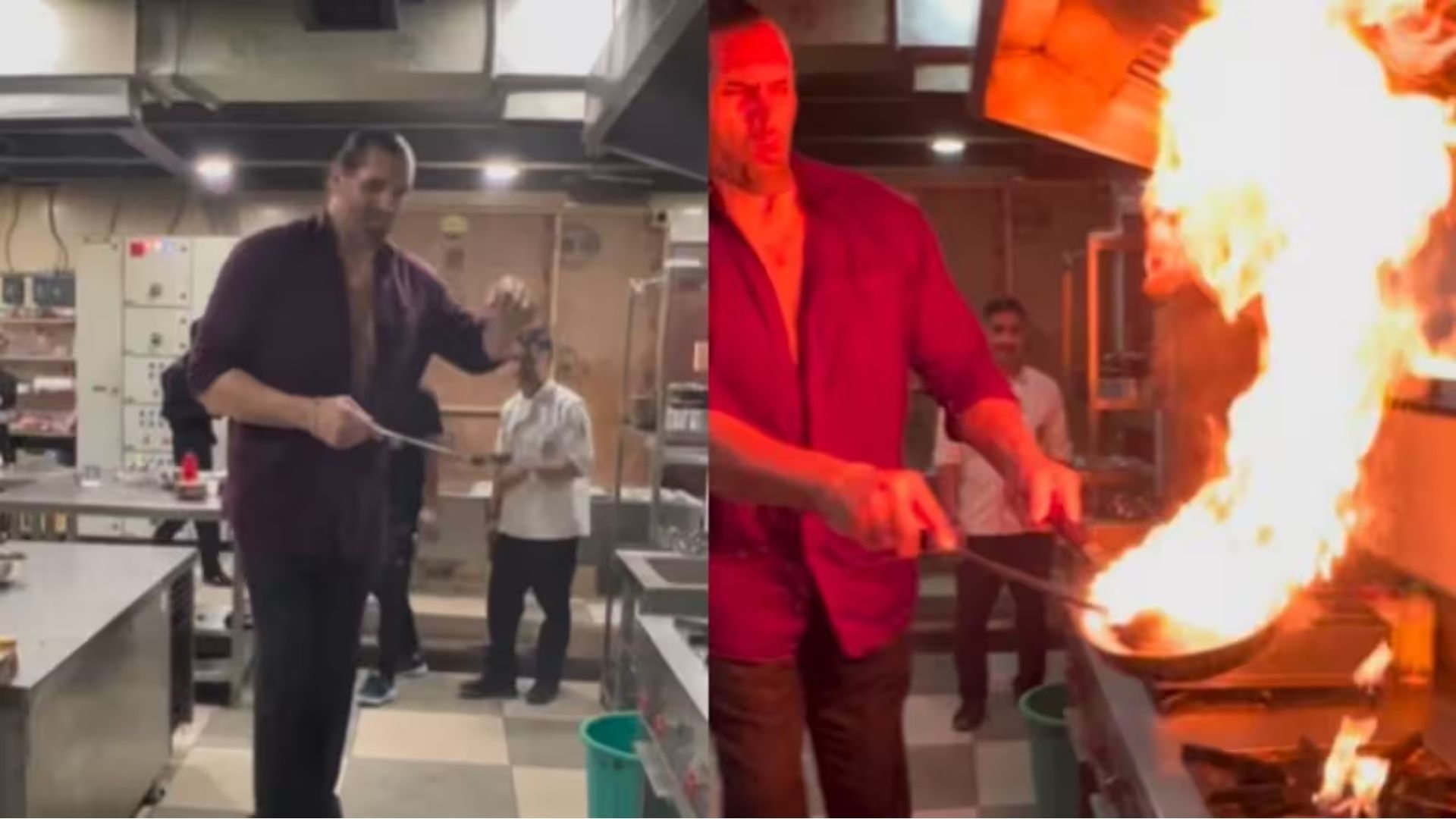 the great khali cooking