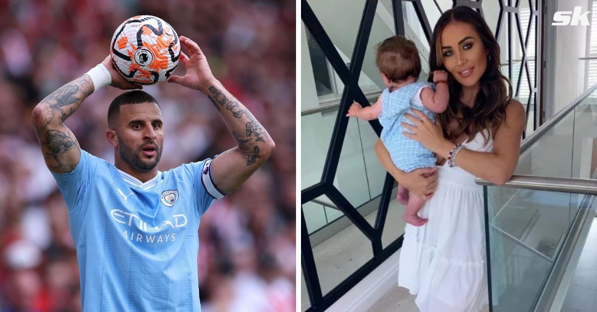 Kyle Walker and his ex-partner Lauryn Goodman 