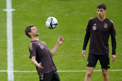 Kai Havertz (right) has struggled for form since arriving at the Emirates.