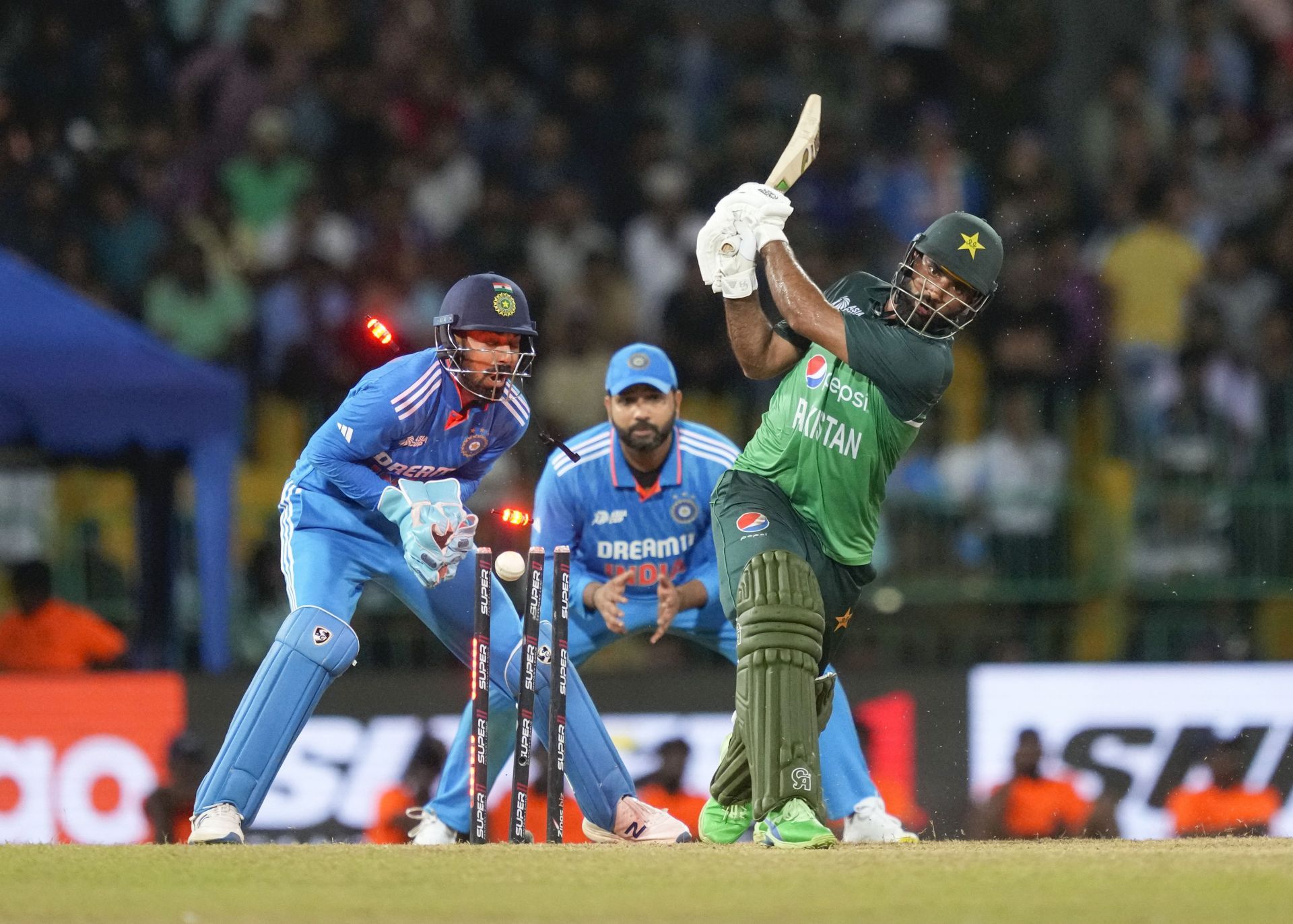 Fakhar struggled to find momentum before he was castled