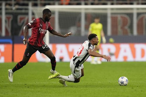 Fikayo Tomori (left) has grown in stature since joining AC Milan.