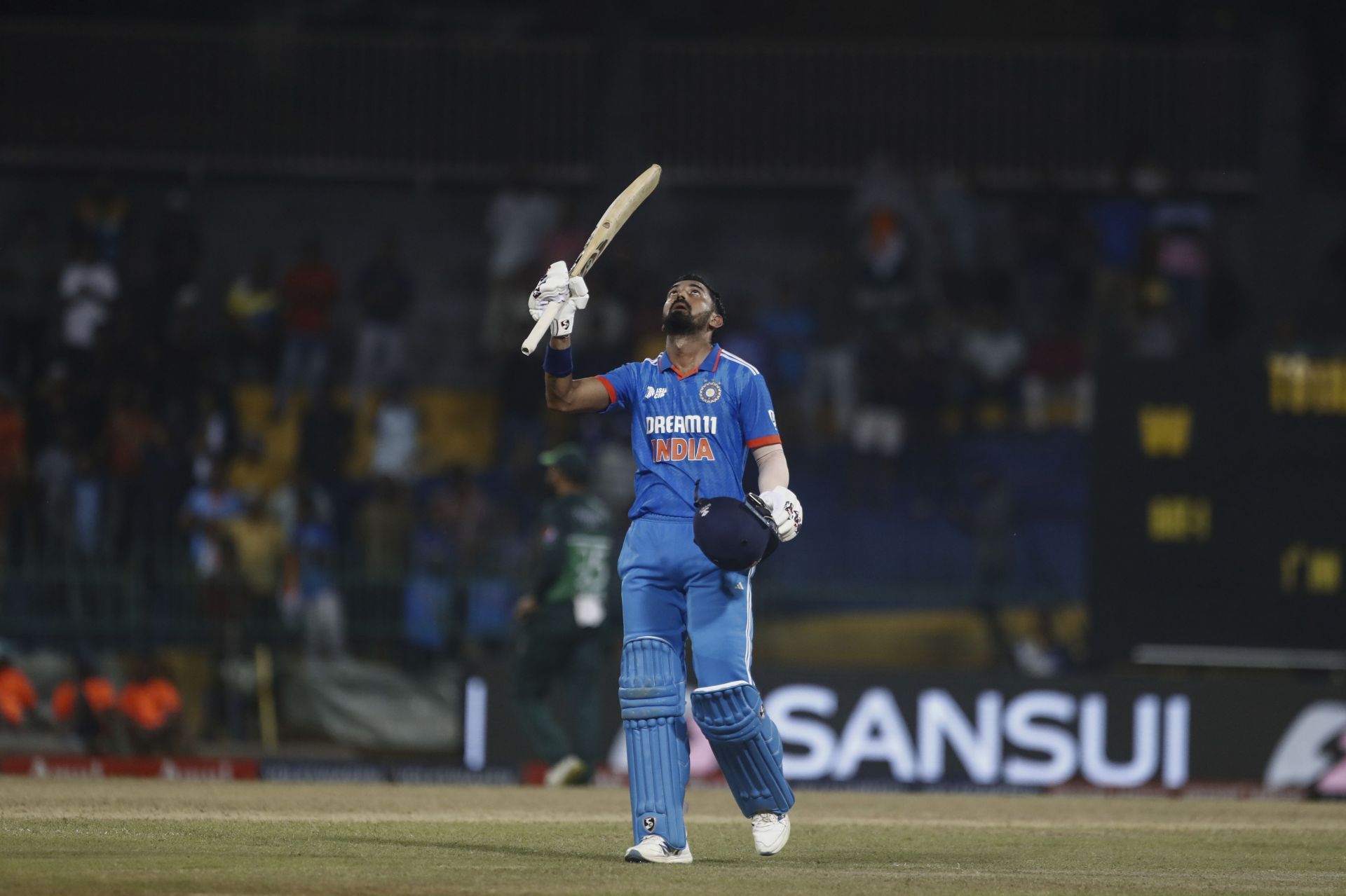 For KL Rahul, it was a fairy-tale comeback. He had been out of action after suffering a thigh injury during the Indian Premier League (IPL) 2023 in May. He was supposed to make a comeback during the group stage of the Asia Cup but picked up a niggle during rehabilitation. On Monday, though, he looked in sublime form, hitting 12 fours and 2 sixes in his unbeaten 111. (Pic: AP Photo)