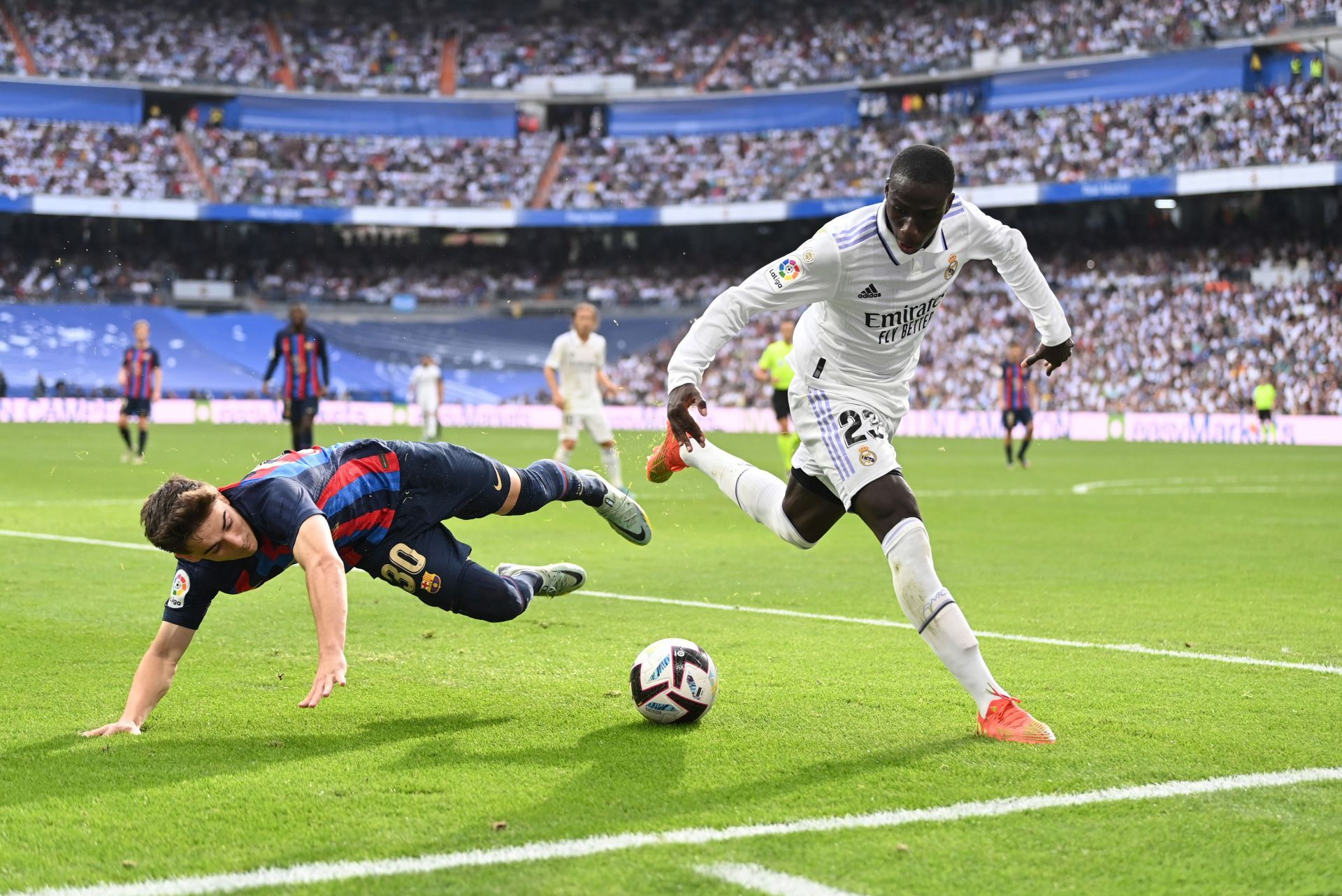 Ferland Mendy (right) is likely to leave in 2024.