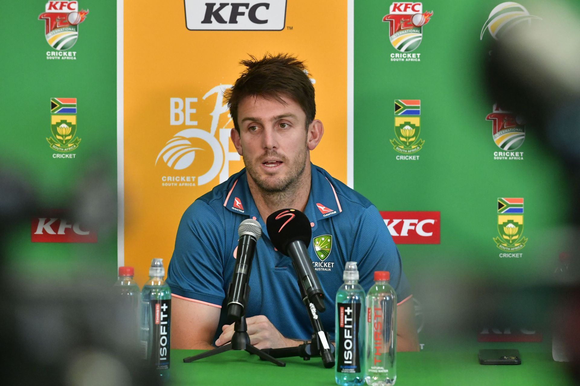 KFC T20 International: Australia Captains Press Conference