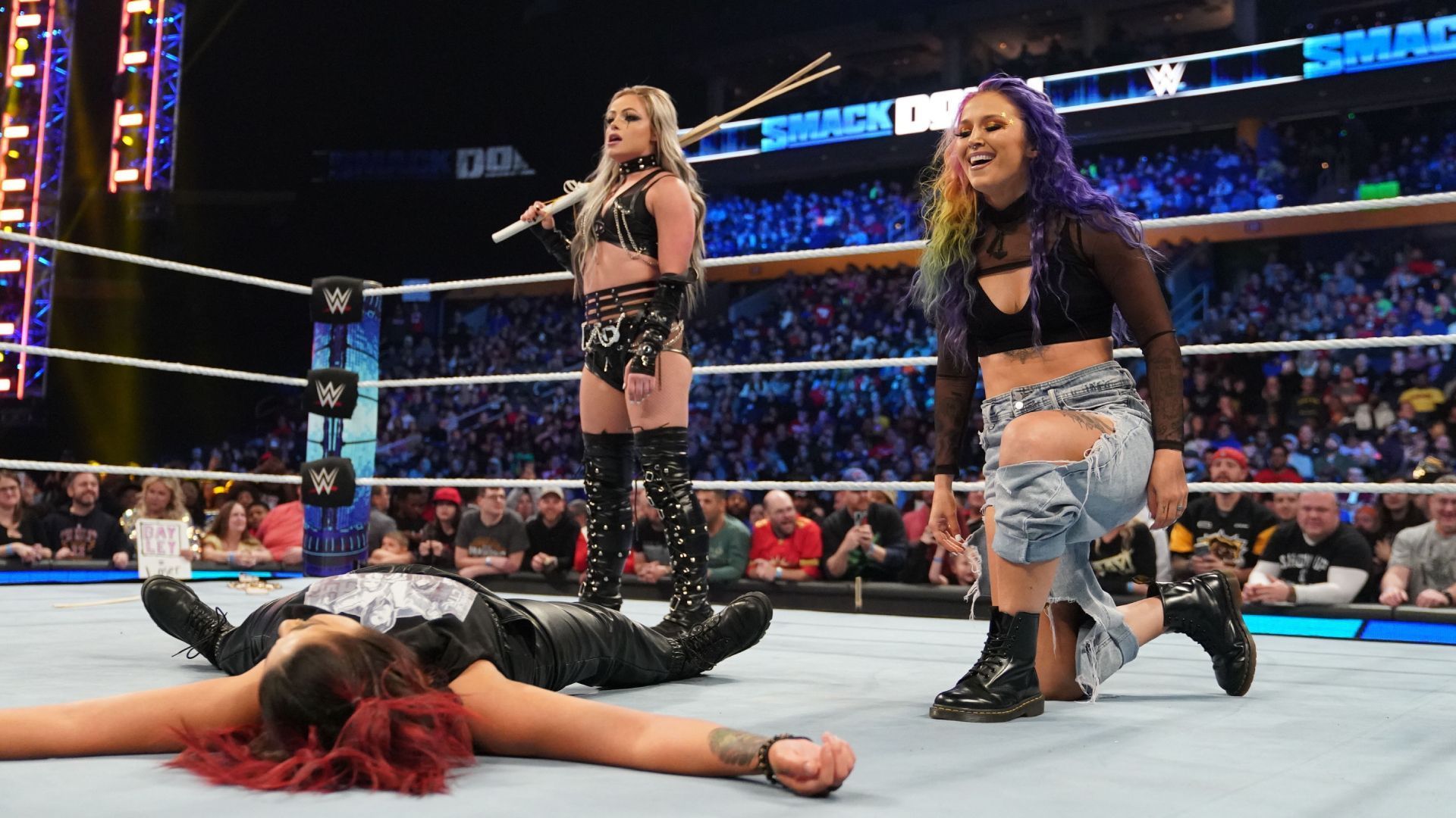 Tegan Nox, Liv Morgan, and Bayley