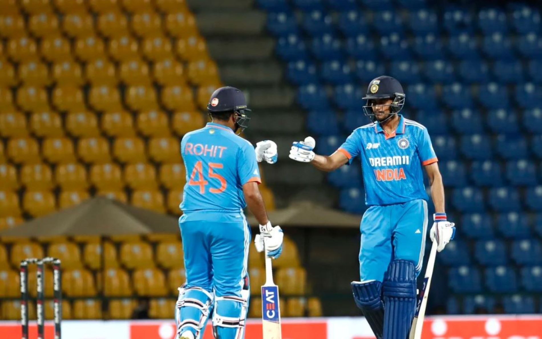 Shubman Gill and Rohit Sharma tore the Nepal attack to all corners of the ground.