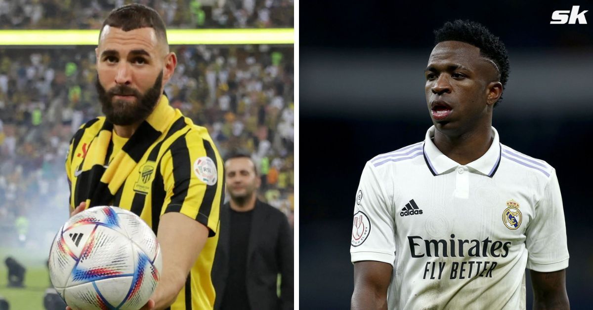 Real Madrid superstar Vinicius Junior reacted to Karim Benzema