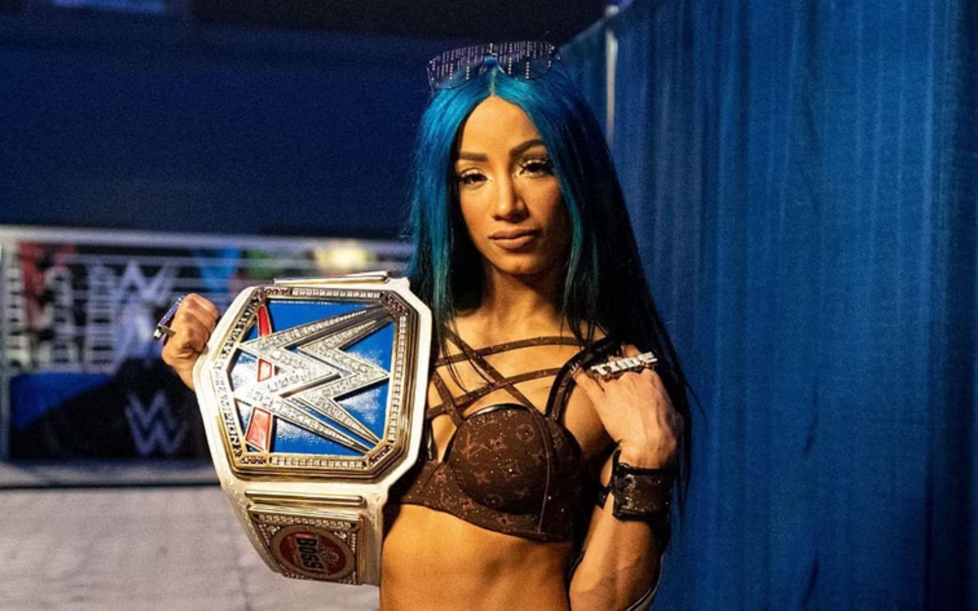 Former WWE Women's Champion Sasha Banks.