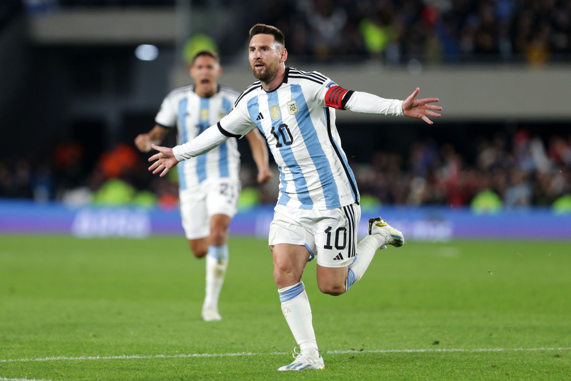 Messi is a world champion with Argentina