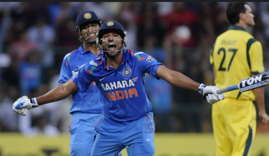 Rohit Sharma after his maiden ODI double century [Getty Images]