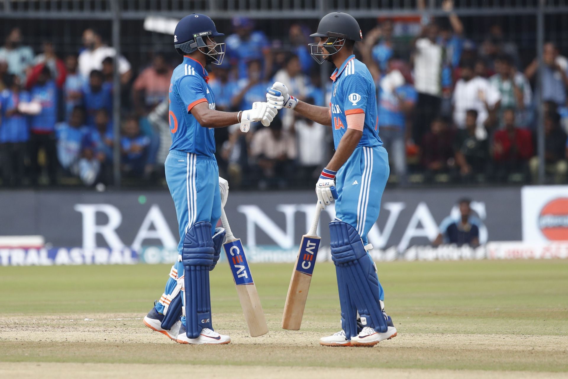 Both Shreyas Iyer and Shubman Gill scored blazing hundreds in Indore [Getty Images]