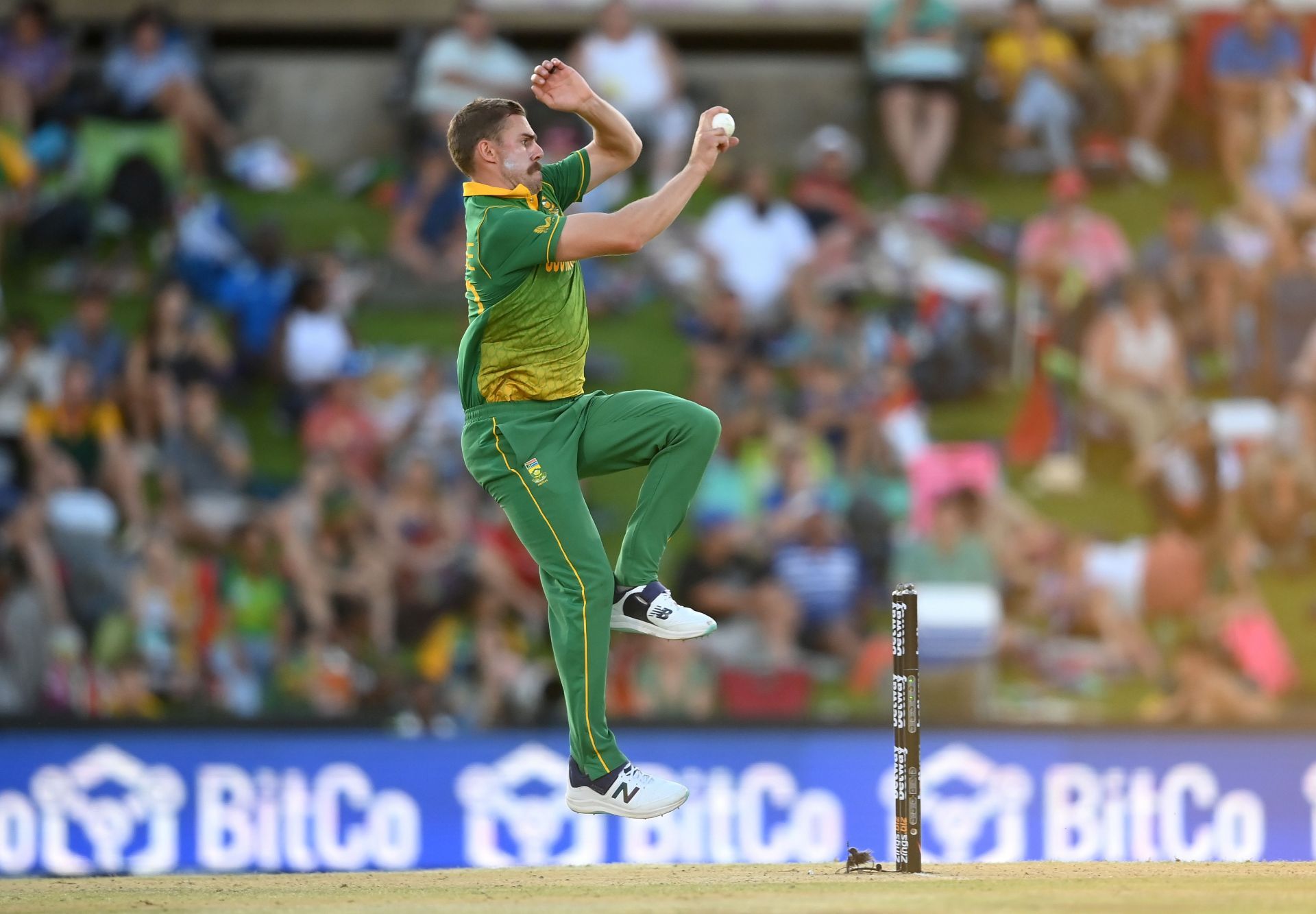 Anrich Nortje has been ruled out of the World Cup. (Pic: Getty Images)