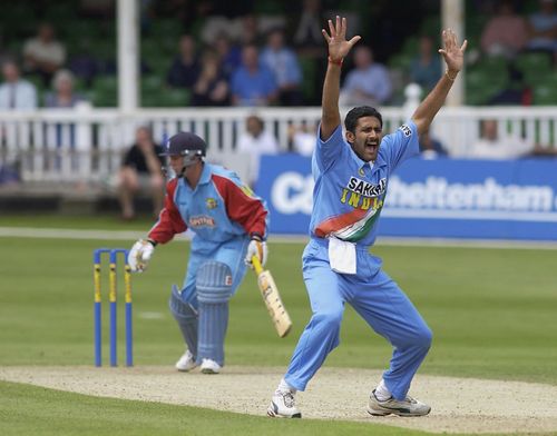 Anil Kumble appealing for India vs Kent [Getty Images]