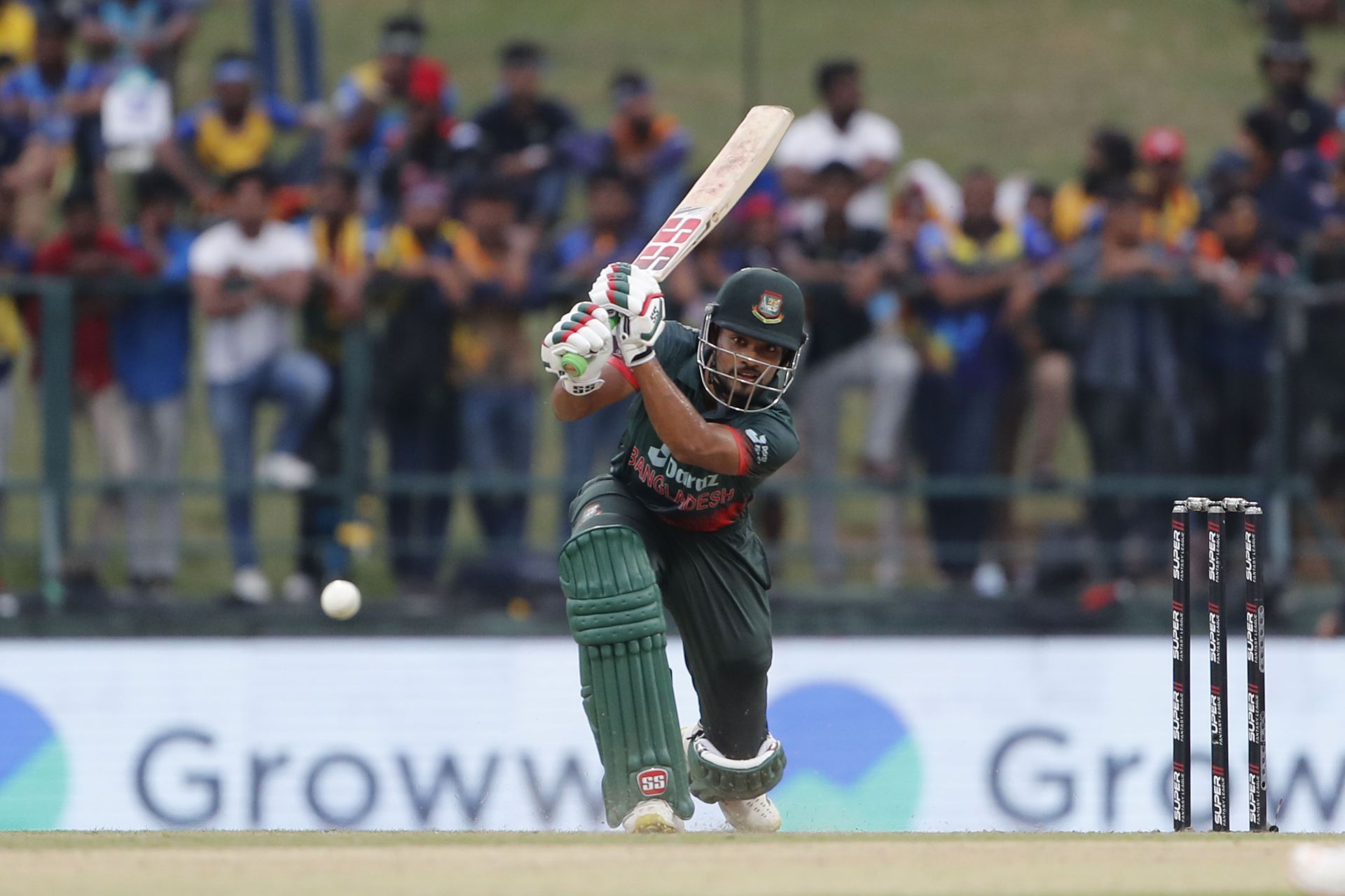 Najmul Hossain Shanto suffered a hamstring injury during the Asia Cup. (Pic: Getty Images)