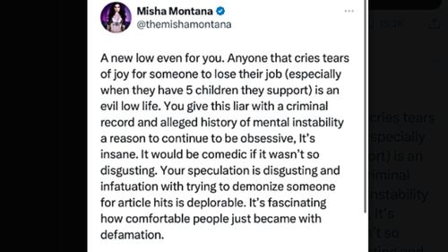 Misha Montana reacts to Daniella Petrow's controversial video being publicized by the media