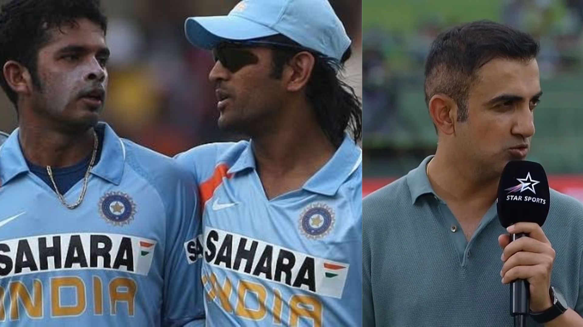 (L-R): Sreesanth, MS Dhoni &amp; gautam Gambhir (P.C.:X)