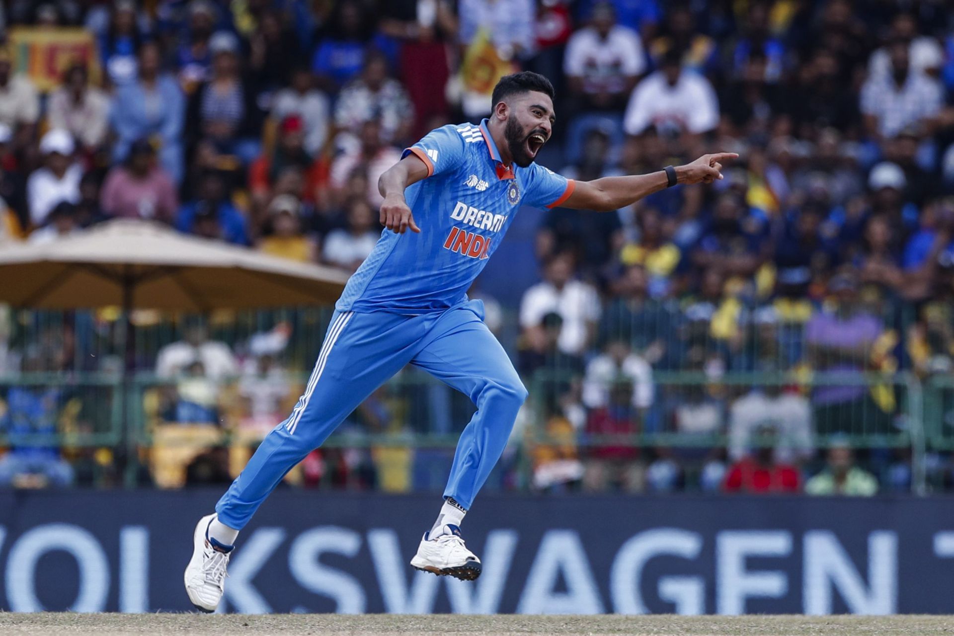 Mohammed Siraj during the Asia Cup 2023 Final [Getty Images]