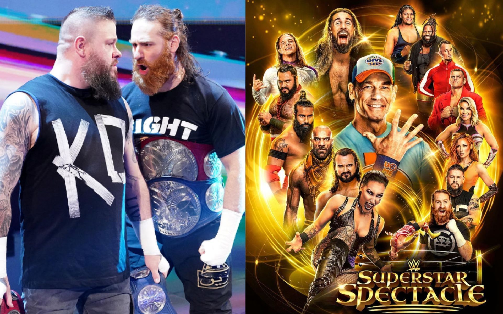 Kevin Owens and Sami Zyan lost their WWE Tag Team Championships at WWE Payback 2023