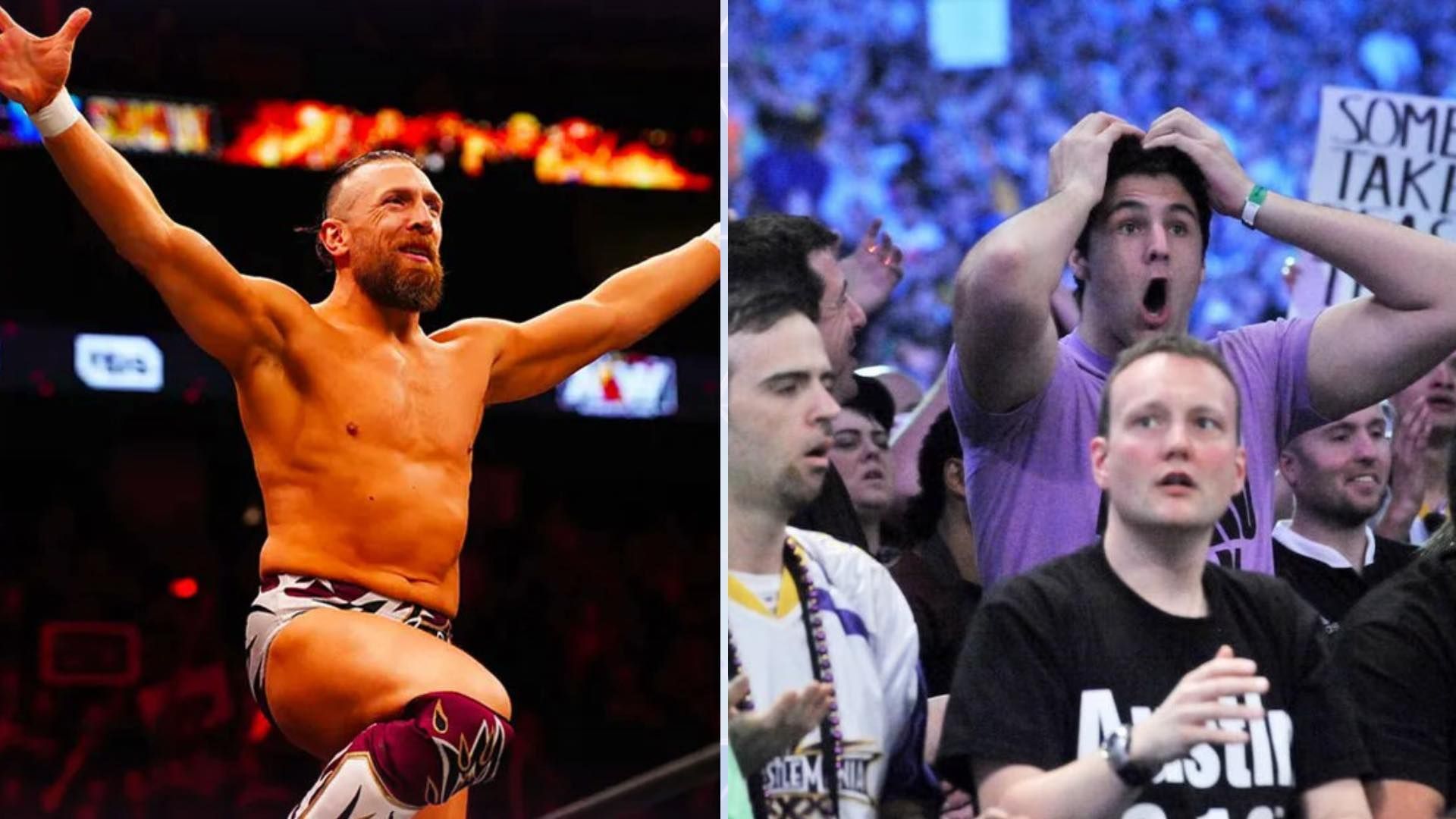 Bryan Danielson once made a giant tap out while in WWE