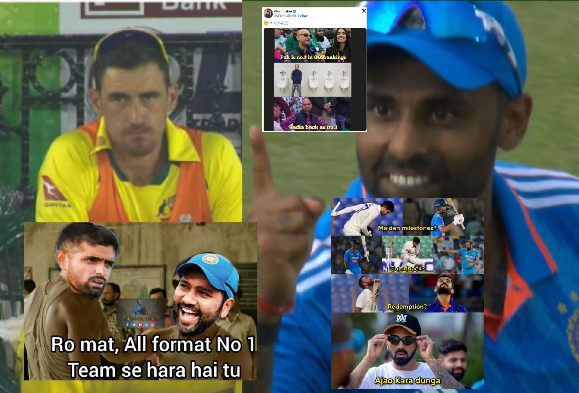 Fans react after India