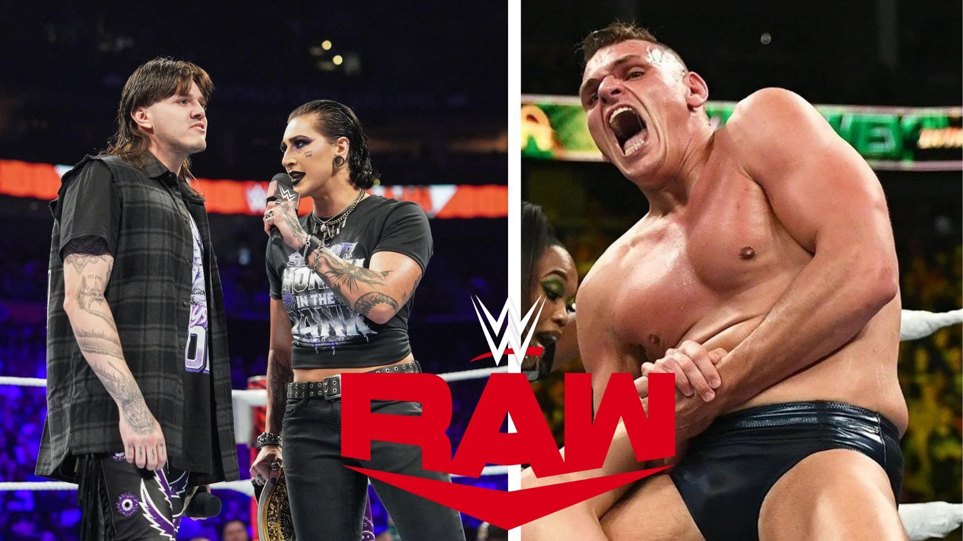 Major events featured for WWE RAW