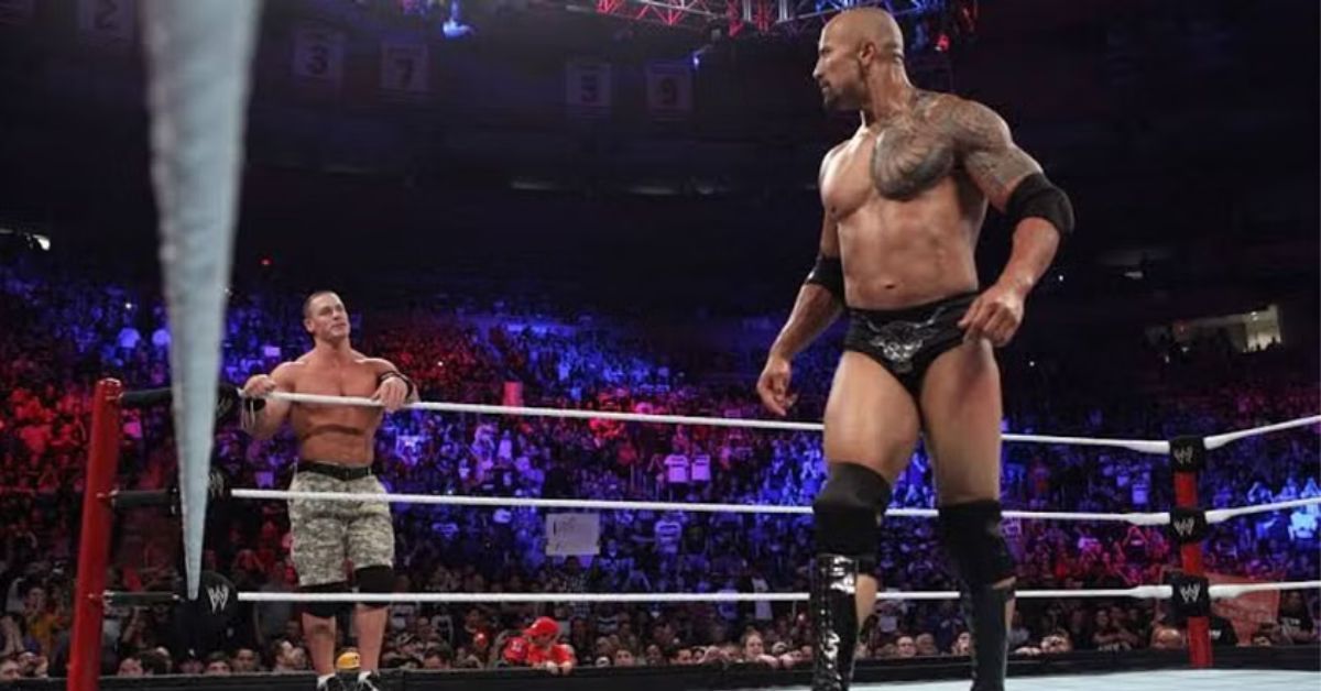 John Cena and The Rock