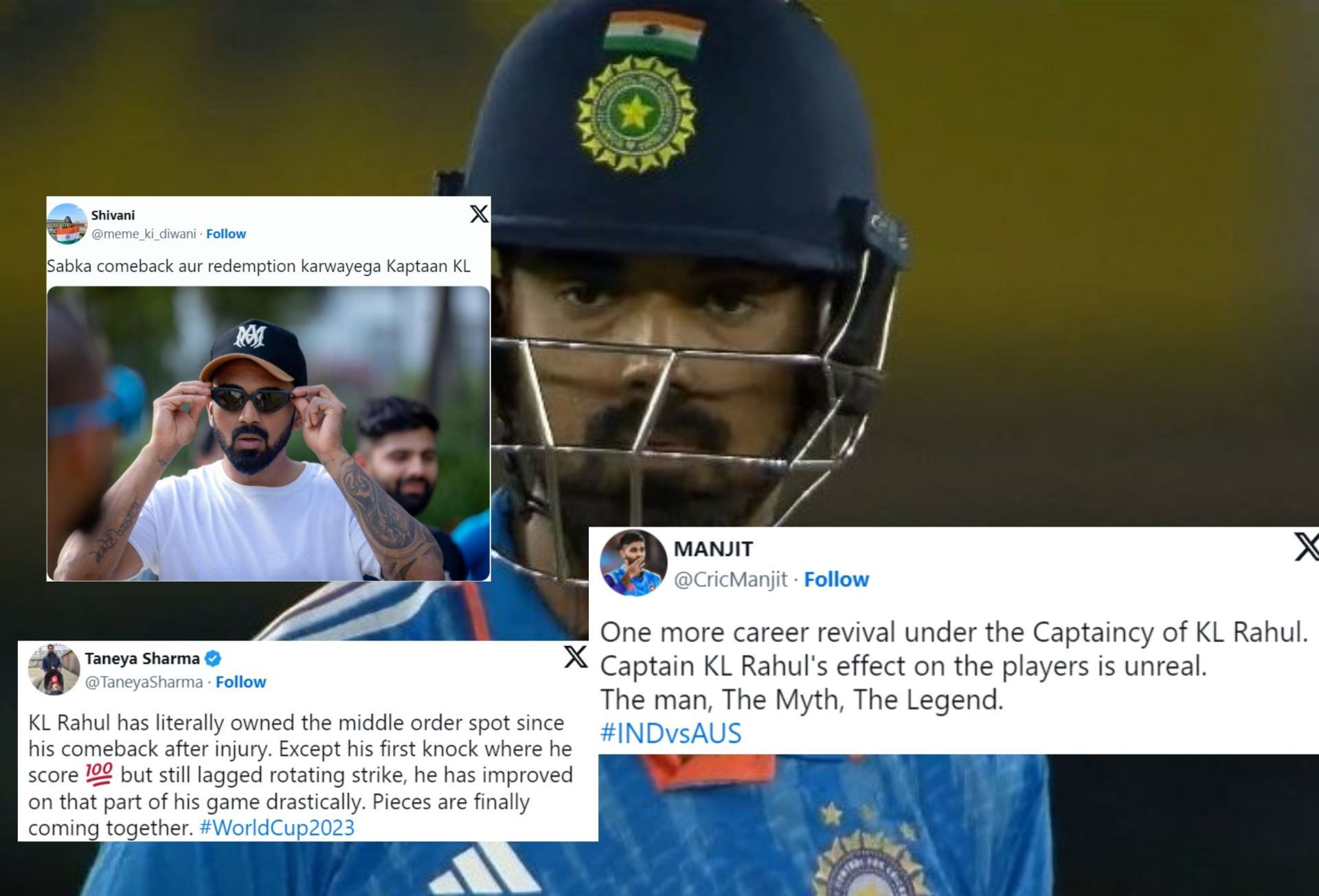 Fans hail KL Rahul after India