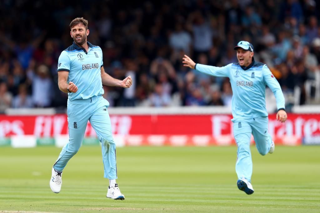 Liam Plunkett celebrates a wicket. (Credits: Twitter)
