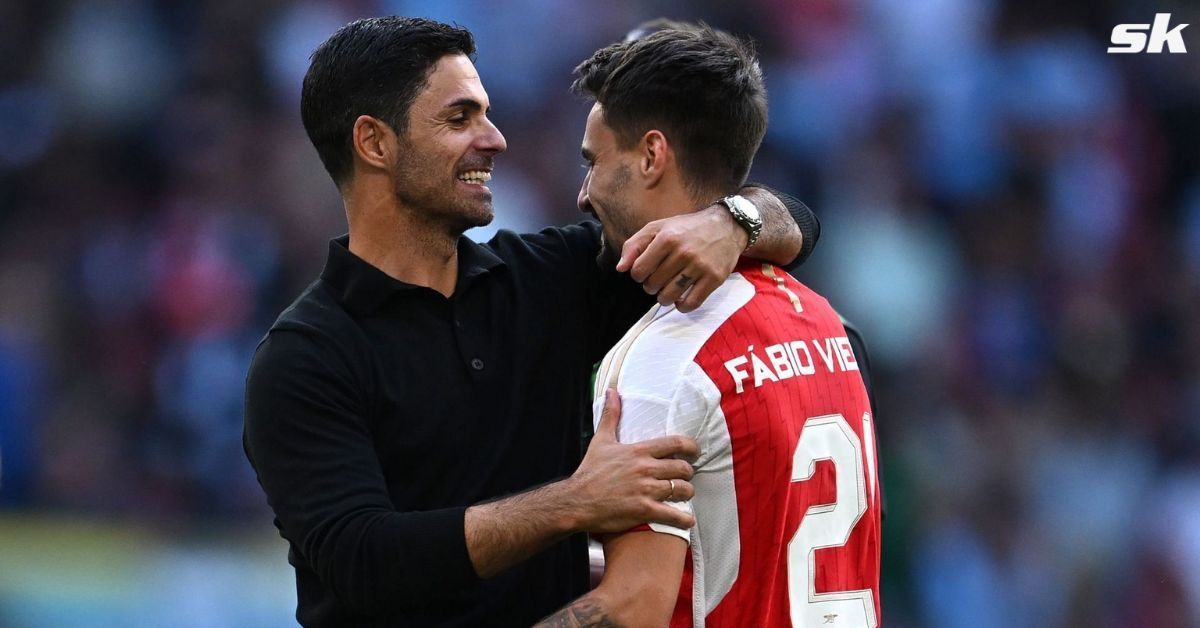 Mikel Arteta praises Fabio Vieira after his cameo against Manchester United.