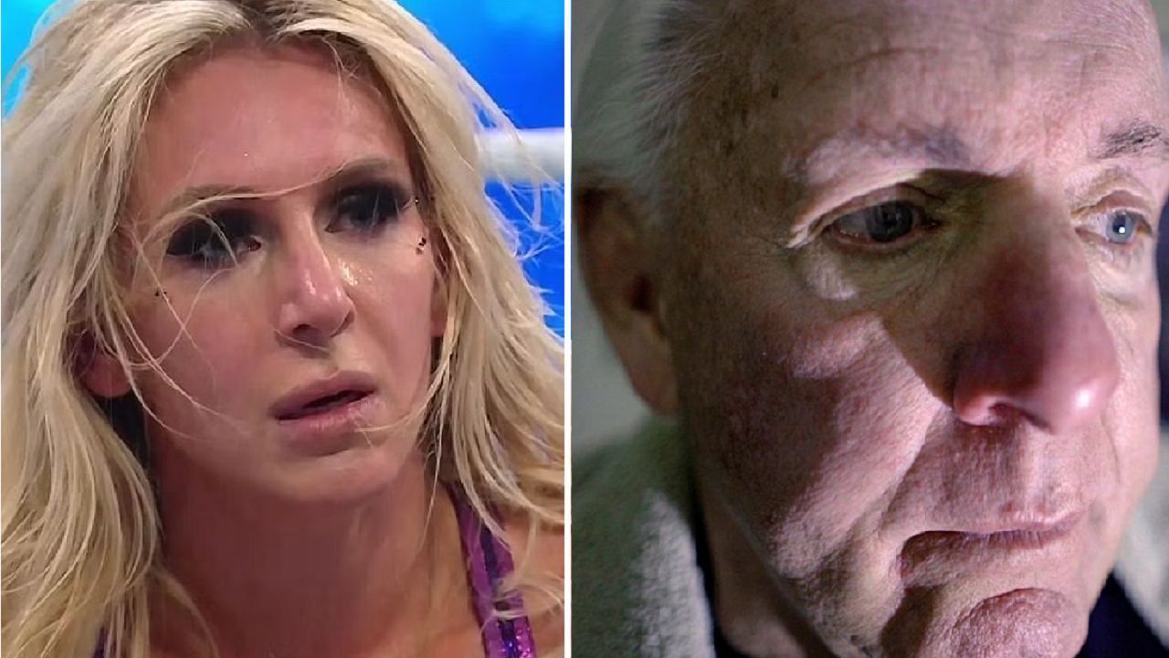 Charlotte Flair (left); Ric Flair (right)