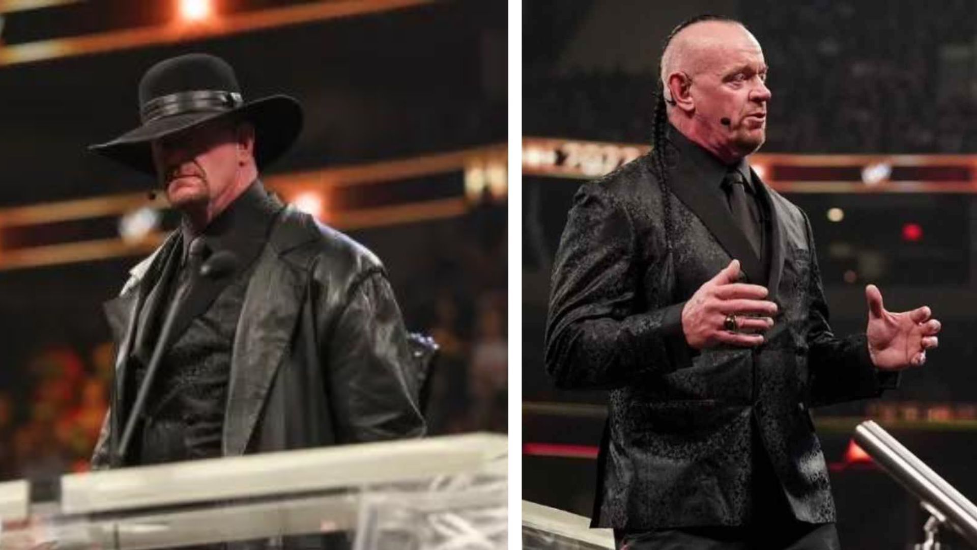 The Undertaker in his WWE Hall of Fame 2022 induction