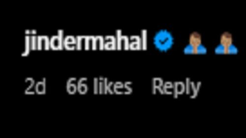 Jinder Mahal's response to Shanky's post