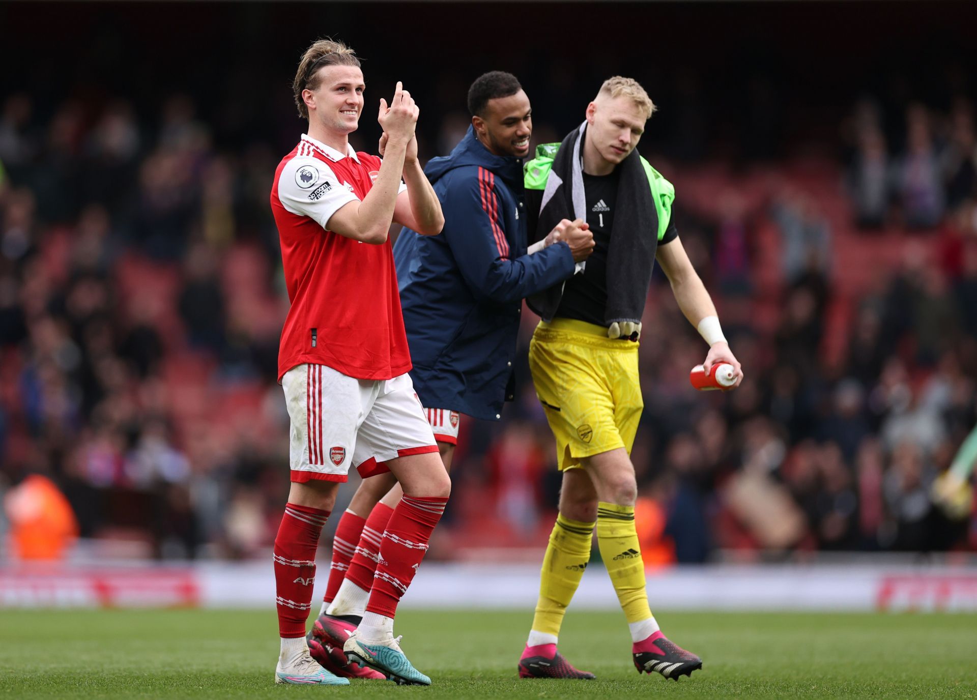 Rob Holding (left) was well-liked by his Gunners teammates.