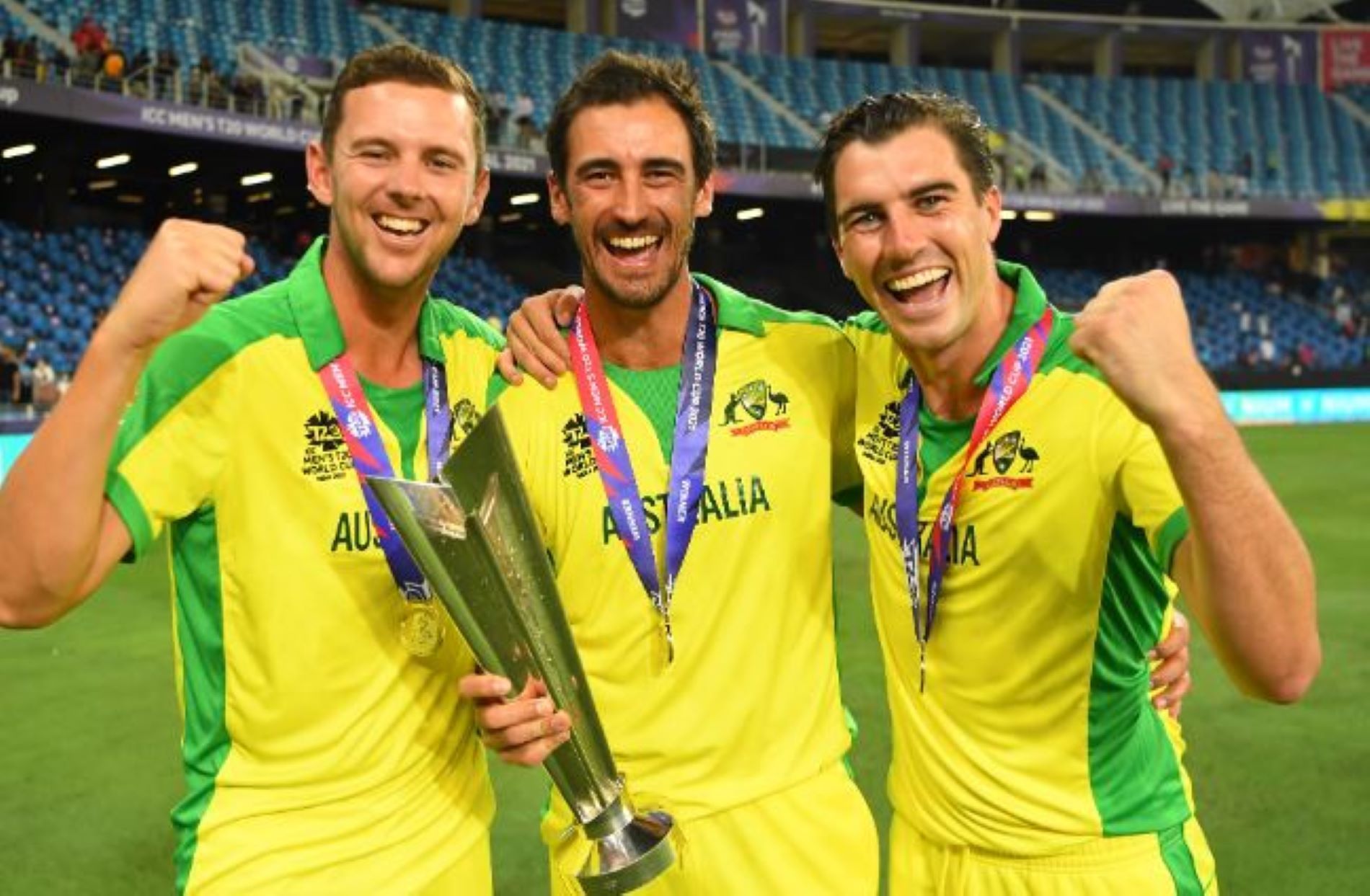 The world's best all-format pace trio will look to cap off a remarkable year for Australia.