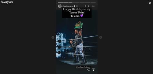 Rhea Ripley wished Damian Priest on his birthday