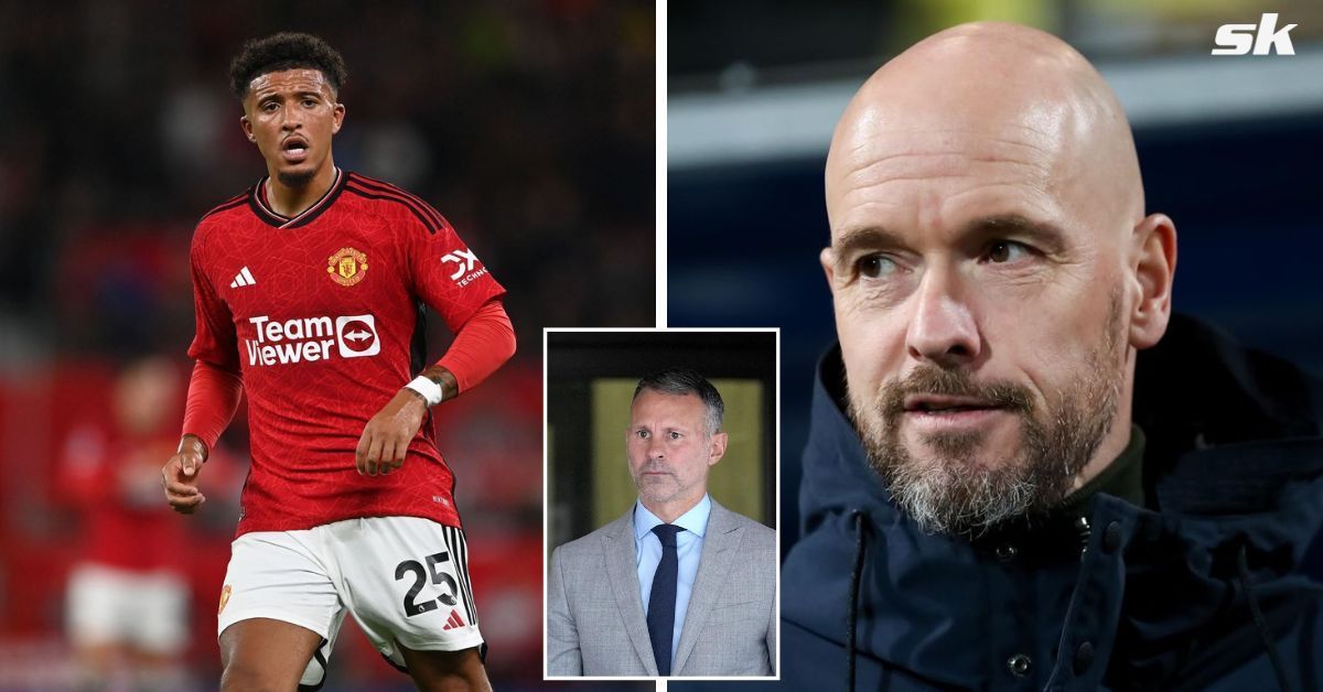 Ryan Giggs has given his take on the feud between Erik ten Hag and Jadon Sancho