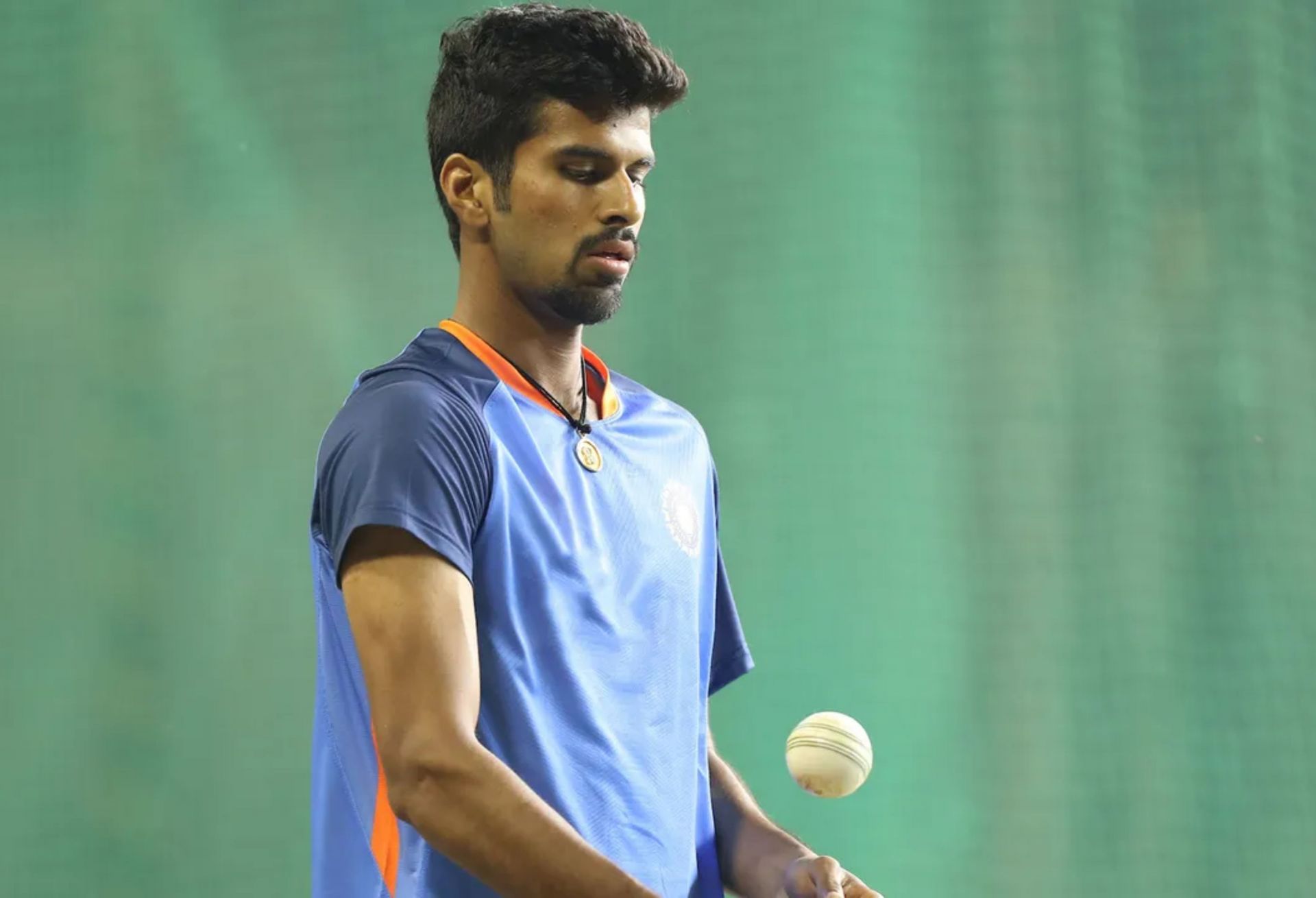 Washigton Sundar during a practice session. (PC: BCCI)