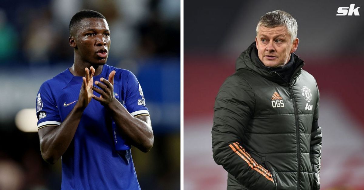 Chelsea midfielder Moises Caicedo (left) and former Manchester United manager Ole Gunnar Solskjaer