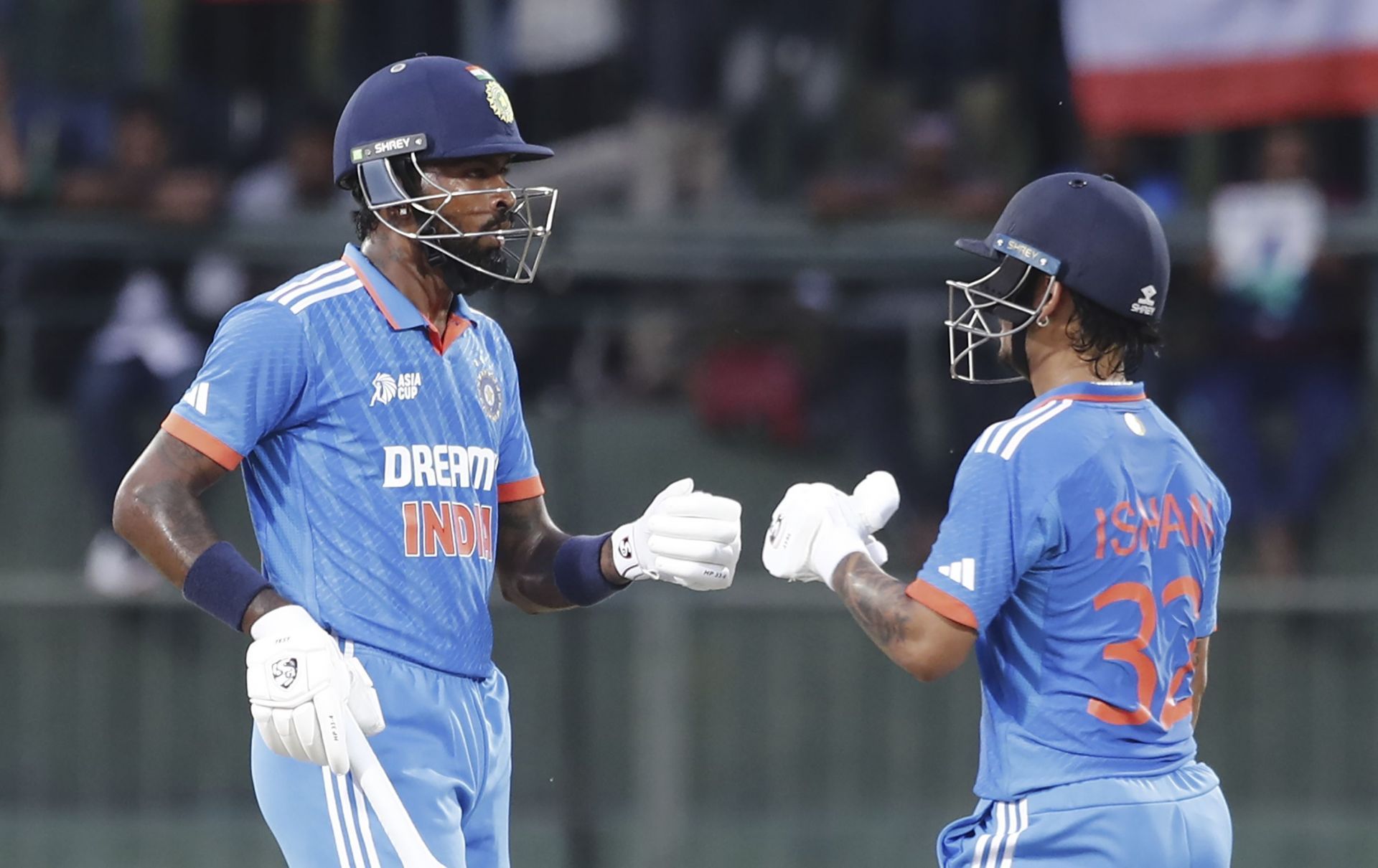 Hardik Pandya and Ishan Kishan strung together a 138-run fifth-wicket partnership. [P/C: AP]