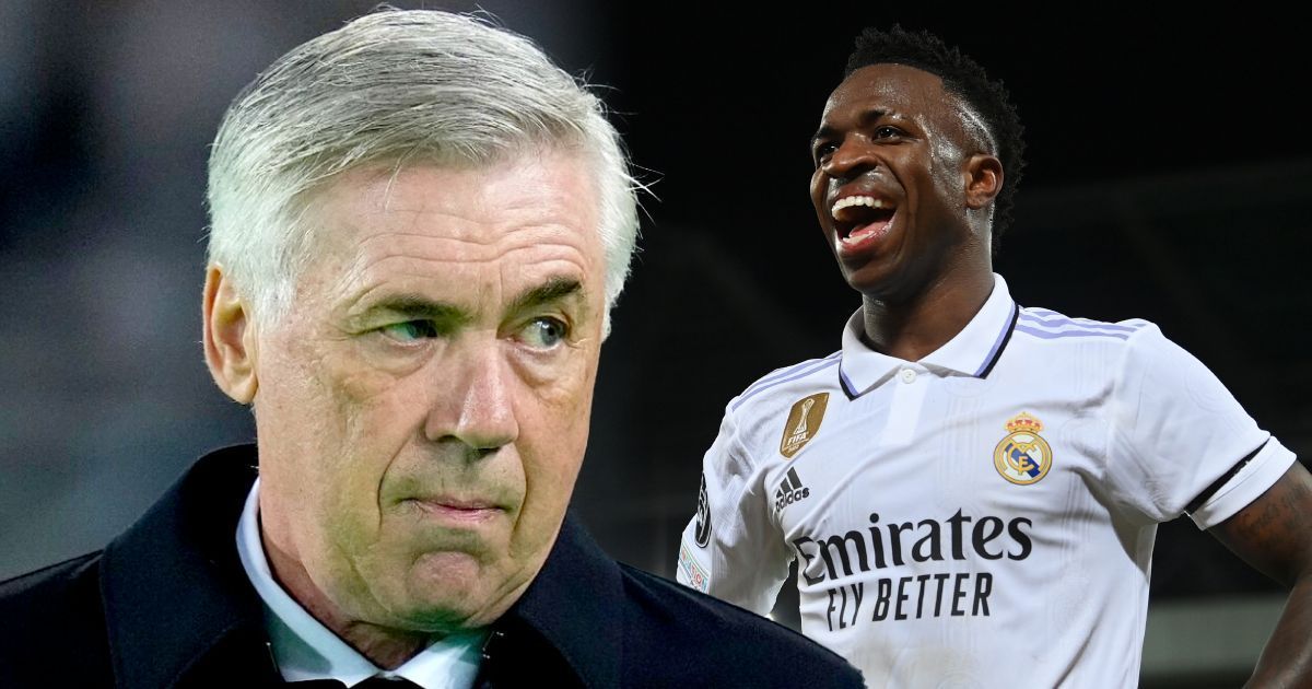 Real Madrid boss Carlo Ancelotti jokes about Vinicius