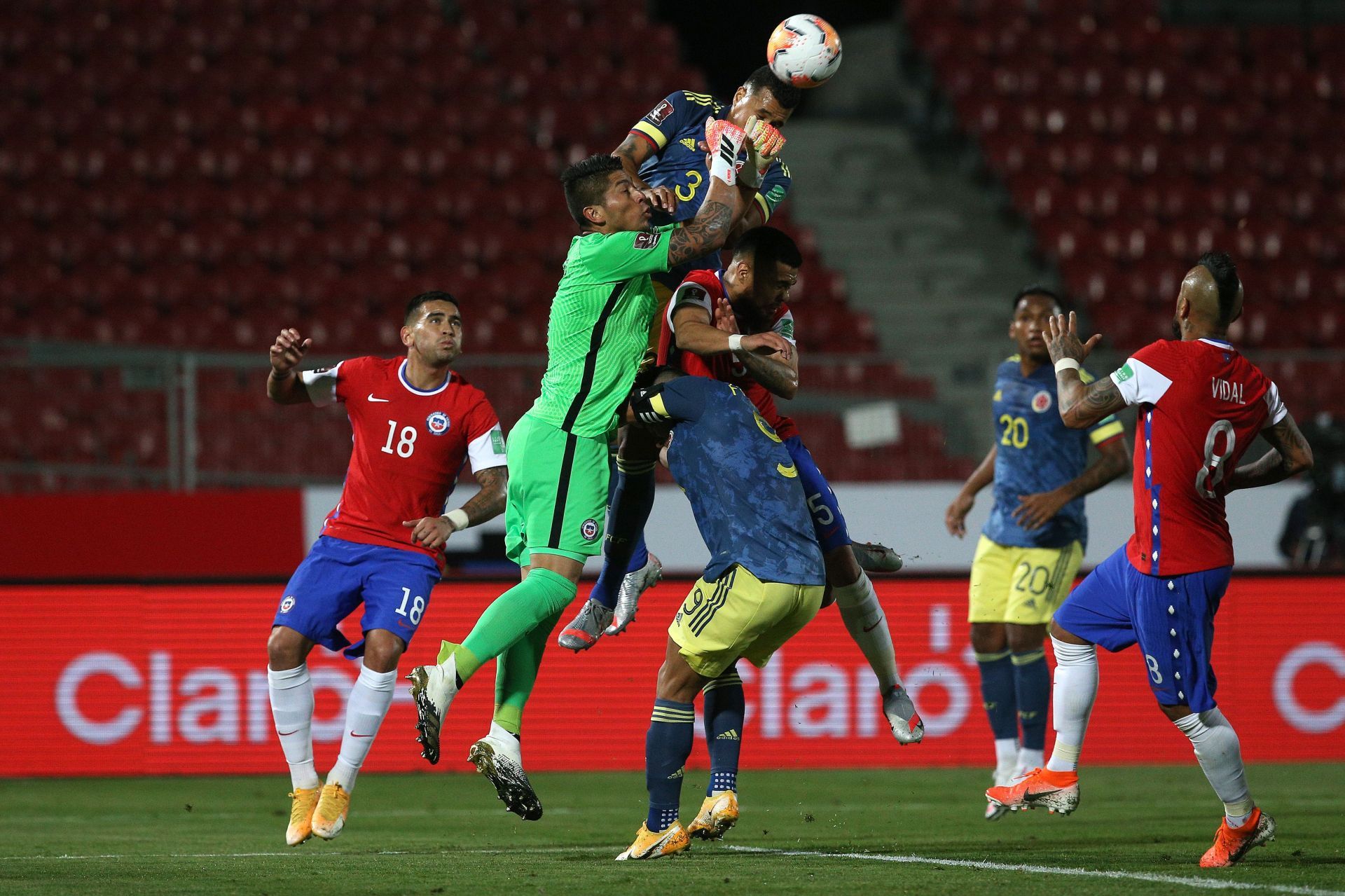 Chile v Colombia - South American Qualifiers for Qatar 2022