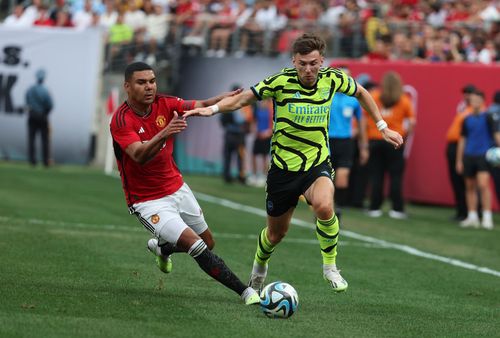 Dwight Yorke wanted Arsenal's Kieran Tierney (right) at Manchester United.